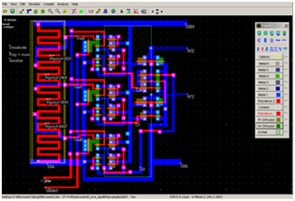 Microwind - A CMOS layout tool